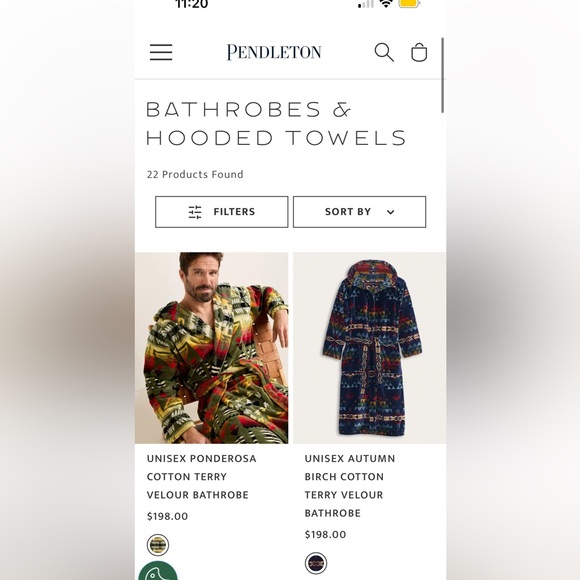 Pendleton Harding Hooded Robe - Picture 4 of 4